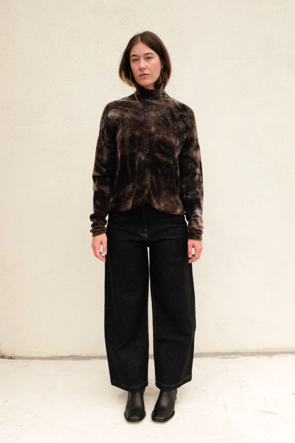 Studio Nicholson Nieve Curved Leg Denim Pant