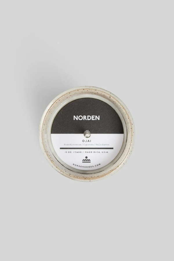 Norden Ojai Ceramic Candle - Cream