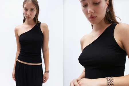 Baserange Cinder Halter Top - Black | Garmentory