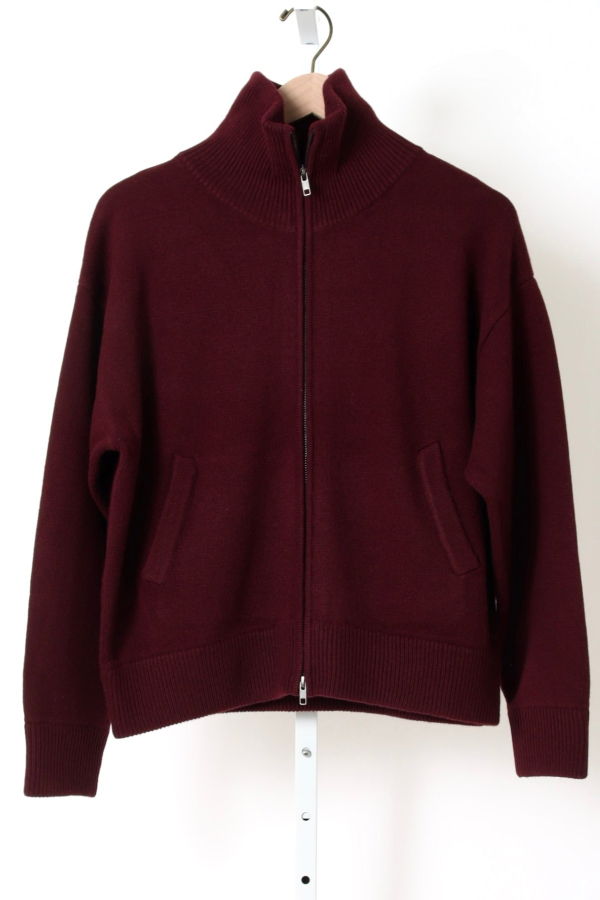 demylee Cecily Wool Cashmere Zip Cardigan
