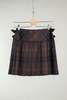 Le Kilt Micro Mini Kilt - Chocolate Brown Tartan - Thumbnail 2