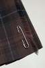 Le Kilt Micro Mini Kilt - Chocolate Brown Tartan - Thumbnail 4