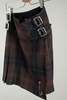 Le Kilt Micro Mini Kilt - Chocolate Brown Tartan - Thumbnail 5