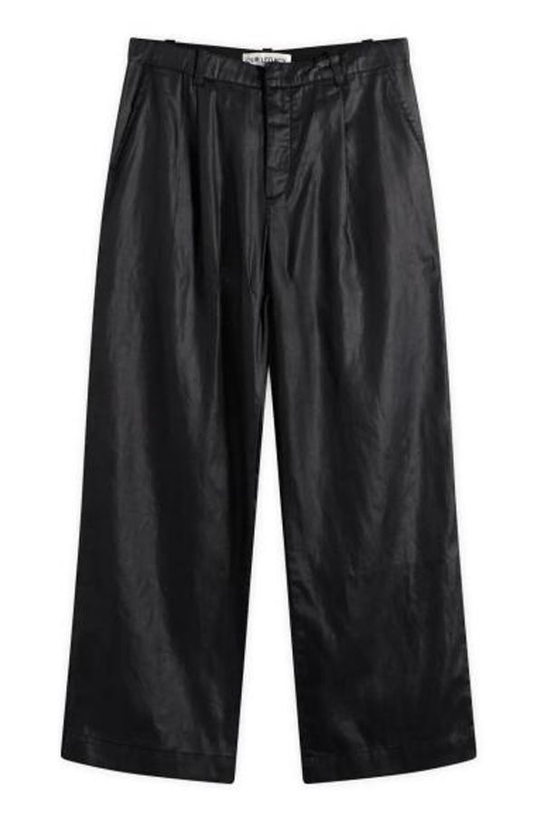Our Legacy Straight Pants - Lacquer Black Mirror Tencel