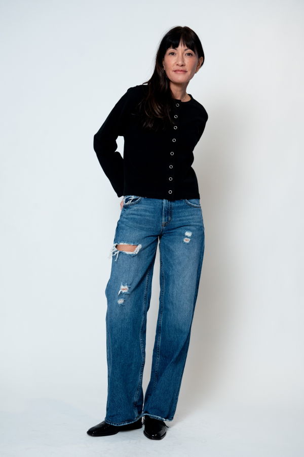 Le Bon Shoppe Soft Jersey Snap Cardigan