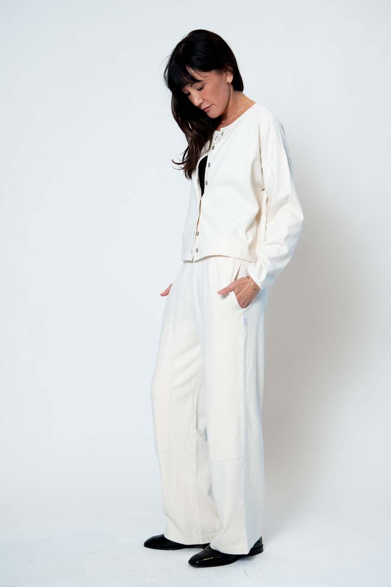 Le Bon Shoppe Soft Jersey Snap Cardigan