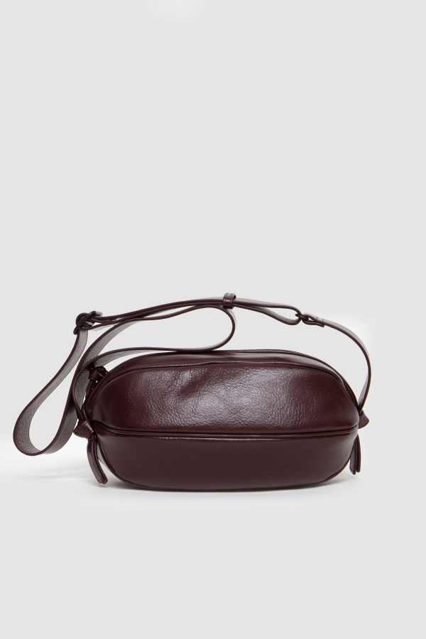 Hereu Boya L Distressed Bag - Burgundy