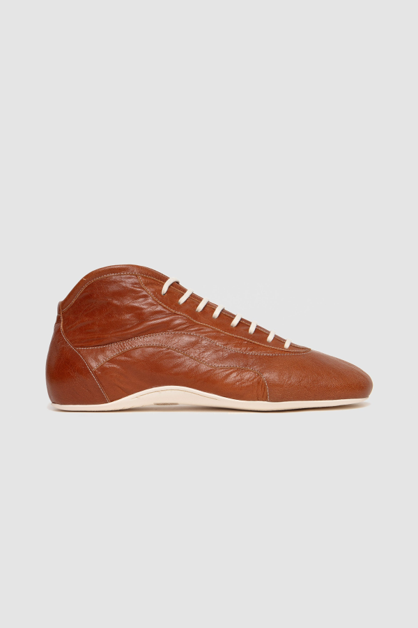 Dries Van Noten Leather Ballerina Sneakers