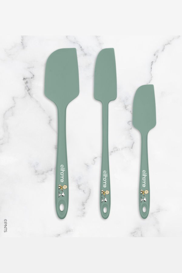 Elihome x Peanuts 3 Piece Silicone Spatula Set