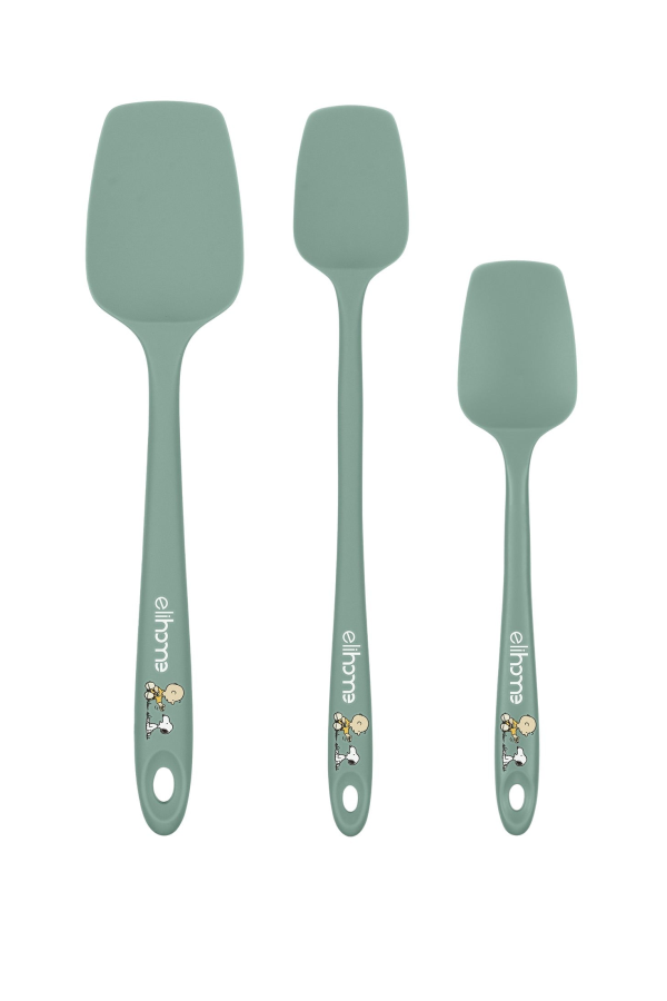 Elihome x Peanuts 3 Piece Silicone Spoonula Set