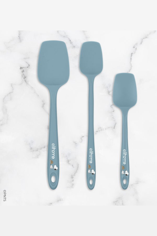 Elihome x Peanuts 3 Piece Silicone Spoonula Set
