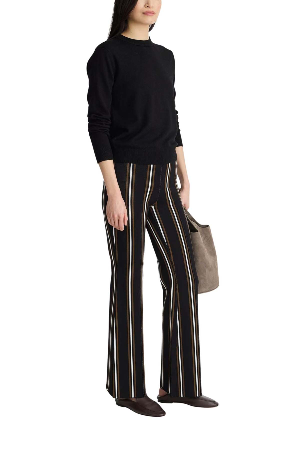 Apiece Apart Long Rene Pull-On Pant - Stripe - Image 2 of 3