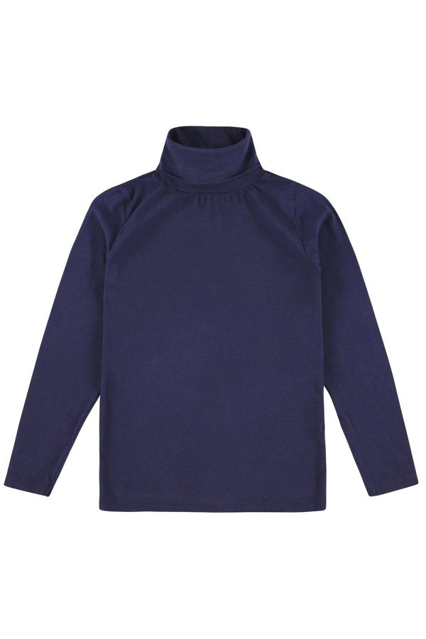 KIDS Morley Child Tyla Turtleneck T-Shirt - Navy Blue