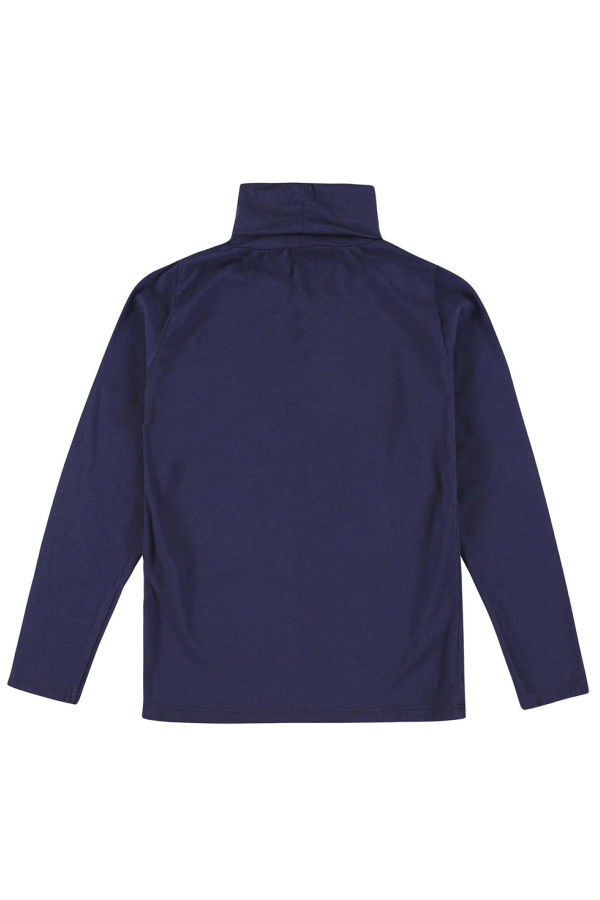 KIDS Morley Child Tyla Turtleneck T-Shirt - Navy Blue