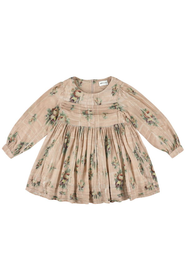 KIDS Morley Zakia Dress Peony Print Rose Pink