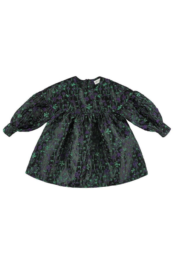KIDS Morley Zeyneb Dress Yem Green Print