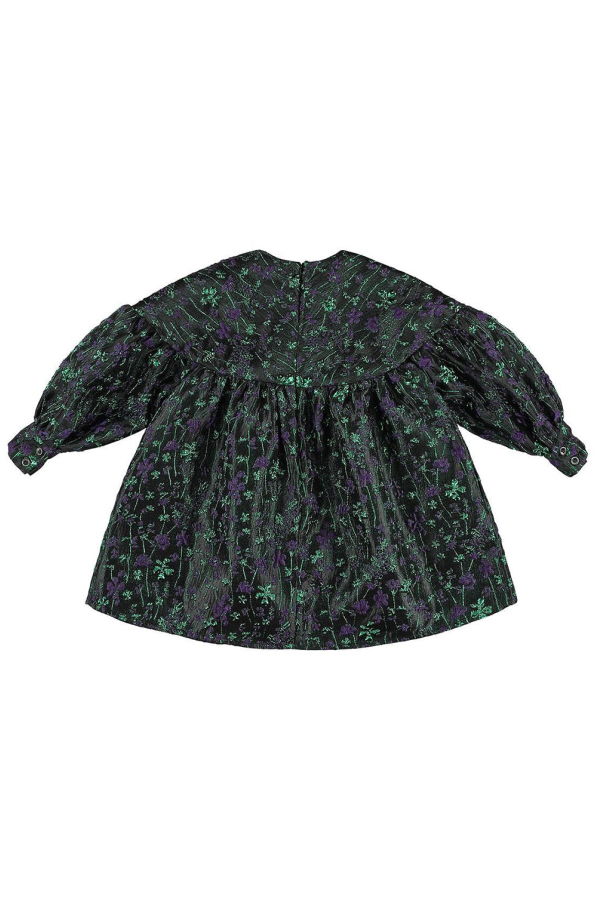 KIDS Morley Zeyneb Dress Yem Green Print