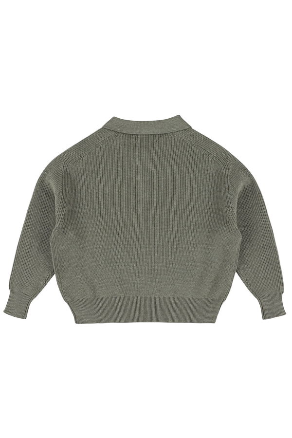 KIDS Morley Child Zietse Polo Sweater Safaripark - Green