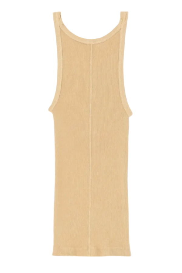 RE/DONE Hanes Ribbed Tank - Sand