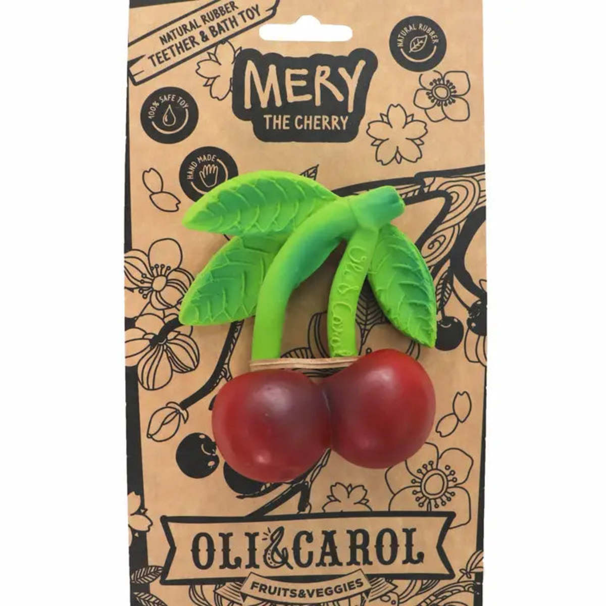 KIDS Oli & Carol Mery the Cherry Teether Toy - Image 2 of 3