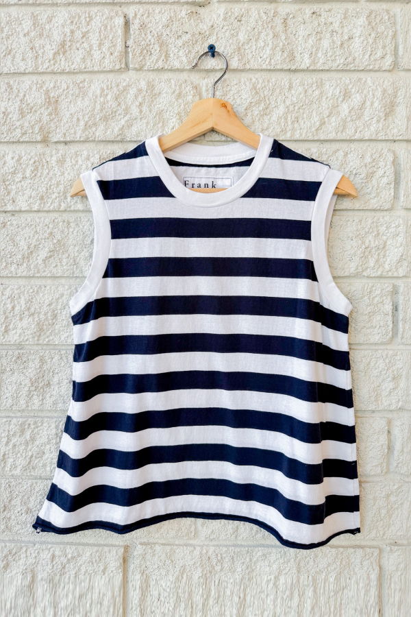 Frank & Eileen Finn Sleeveless Tank - Nautical Stripe