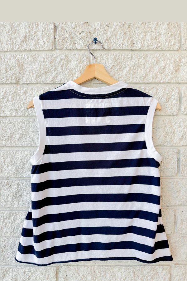 Frank & Eileen Finn Sleeveless Tank - Nautical Stripe