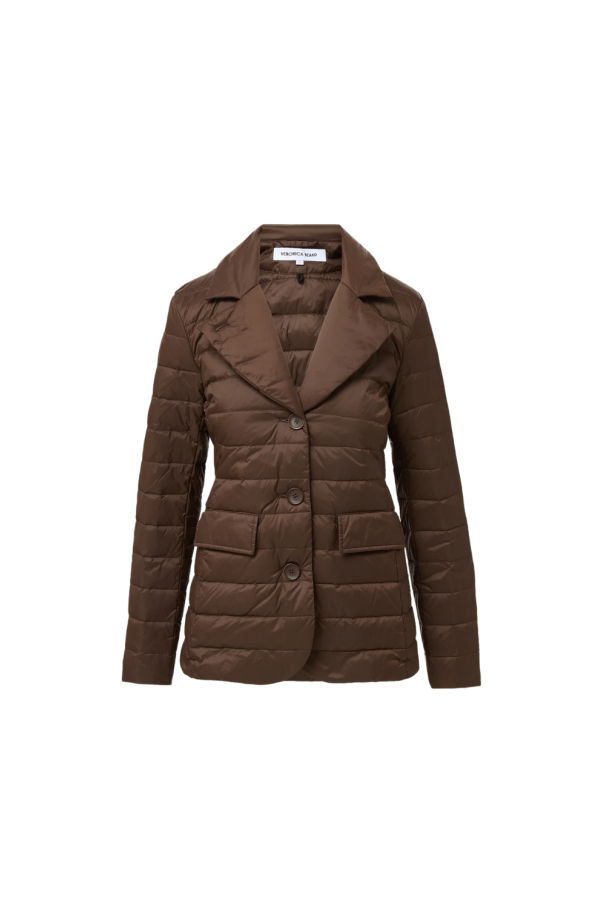 Veronica Beard Campbell Down Dickey Jacket - Espresso