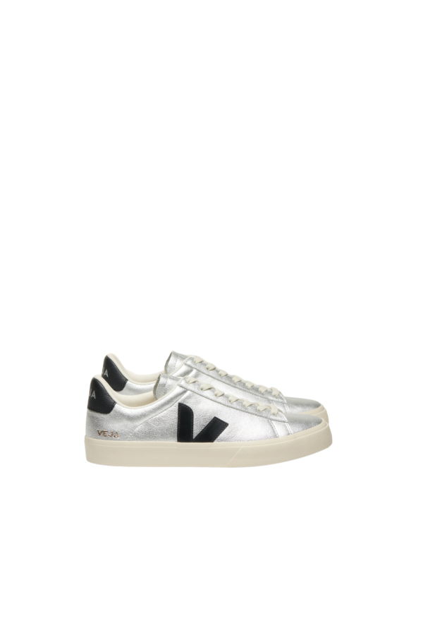 VEJA Campo Sneaker - White / Silver / Black