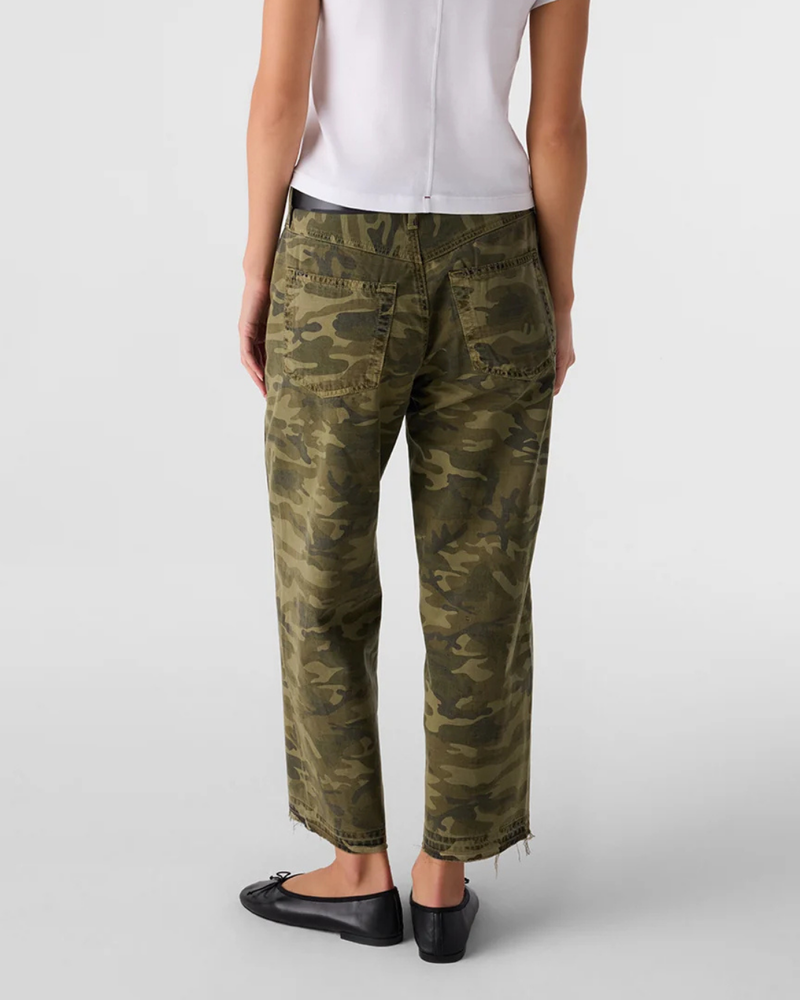 AMO Denim Maria Barrel Pant - Camo
