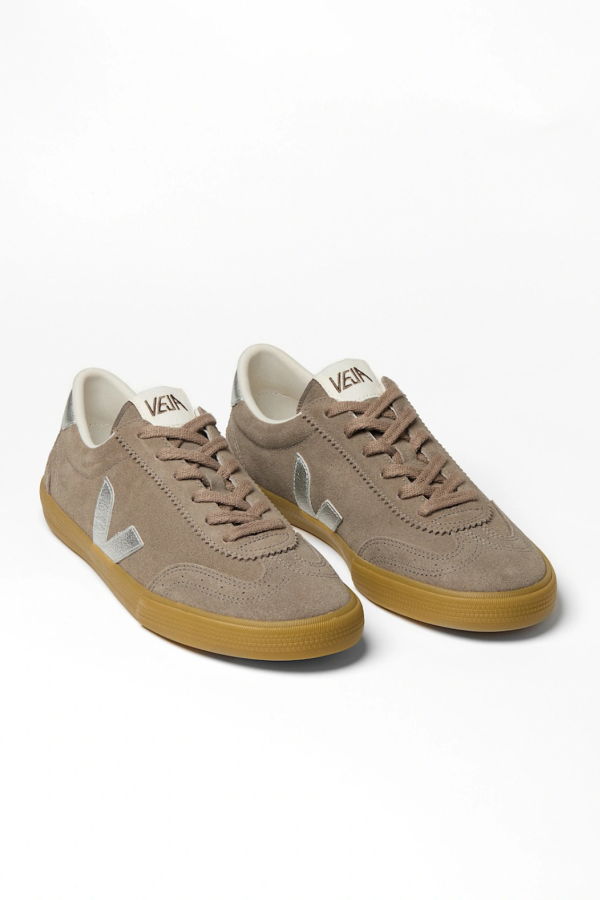 VEJA Volley Suede Sneaker - Moonrock/Silver