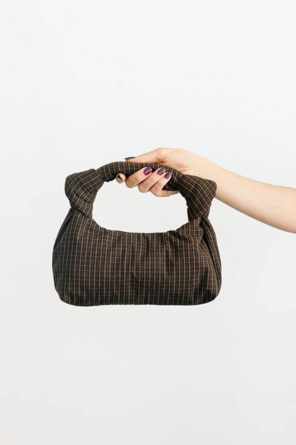 A Bronze Age Bambi Bag - Toasted Gingham