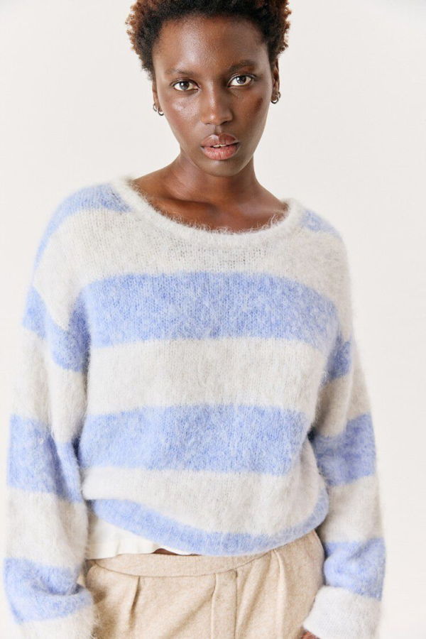 American Vintage Niby Jumper - Frosted Stripes
