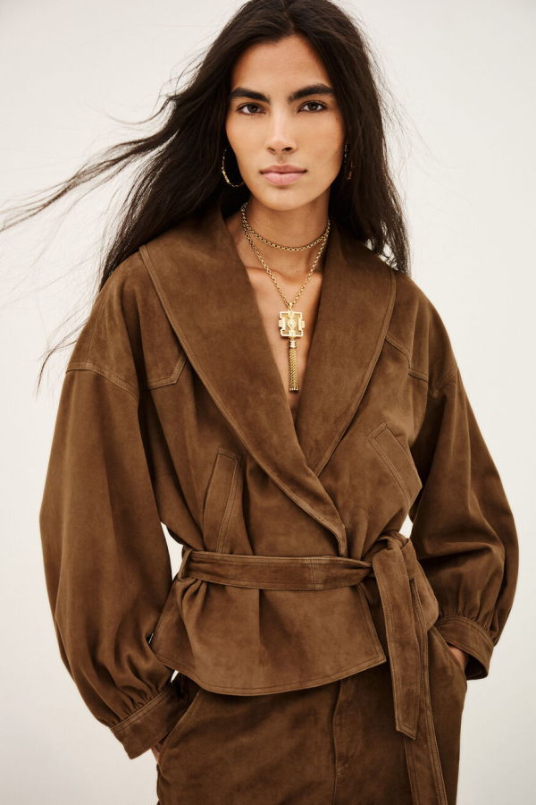 Ba&sh Manon Suede Jacket