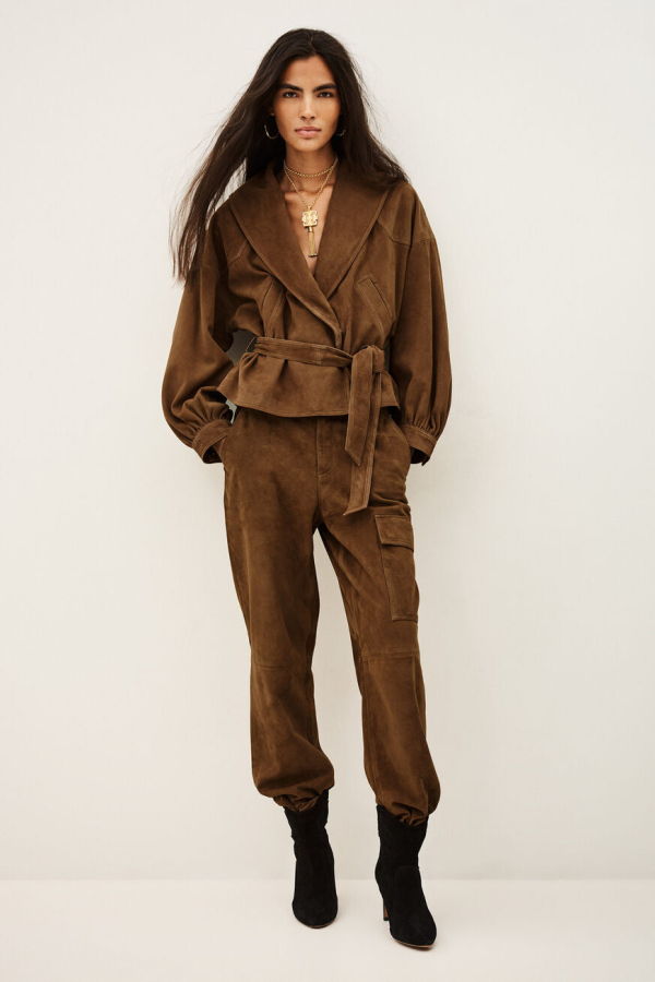 Ba&sh Manon Suede Jacket