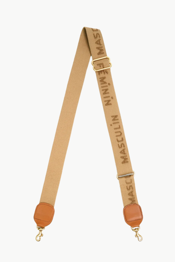 Clare V. Adjustable Crossbody Strap - Khaki