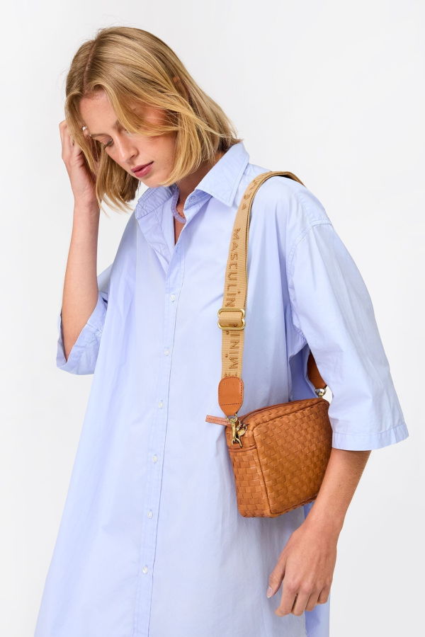 Clare V. Adjustable Crossbody Strap - Khaki