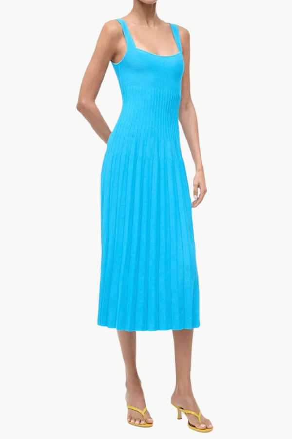 Staud Ellison Dress - Pool