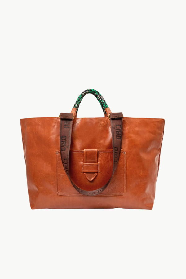 Clare V. Grande Bateau Tote Bag - Camel