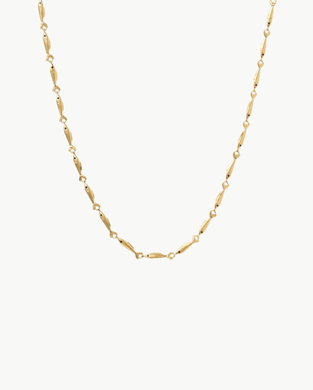All Blues Coffee Beans Short Necklace - Gold | Garmentory