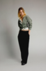 James Street Co. Light Peri Shrunken Cardigan - Thumbnail 3