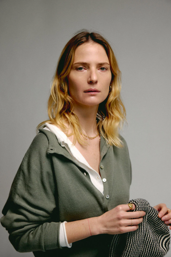James Street Co. Light Peri Shrunken Cardigan