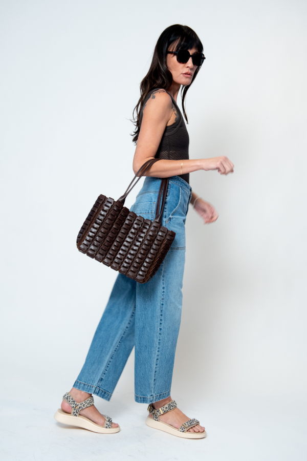 Nimes Basket Crossbody Bag