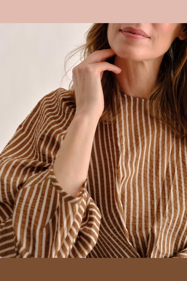 Cartolina Sadie Dress - Winnetka Stripe
