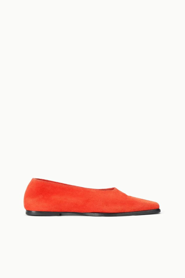 Staud Lewis Flat - Tangelo