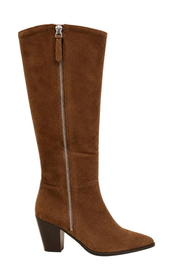 Veronica Beard Levanne Boot - Chestnut