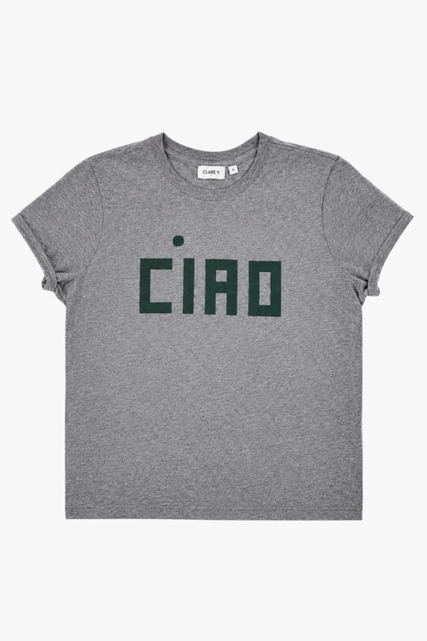 Clare V. Block Ciao Classic Tee
