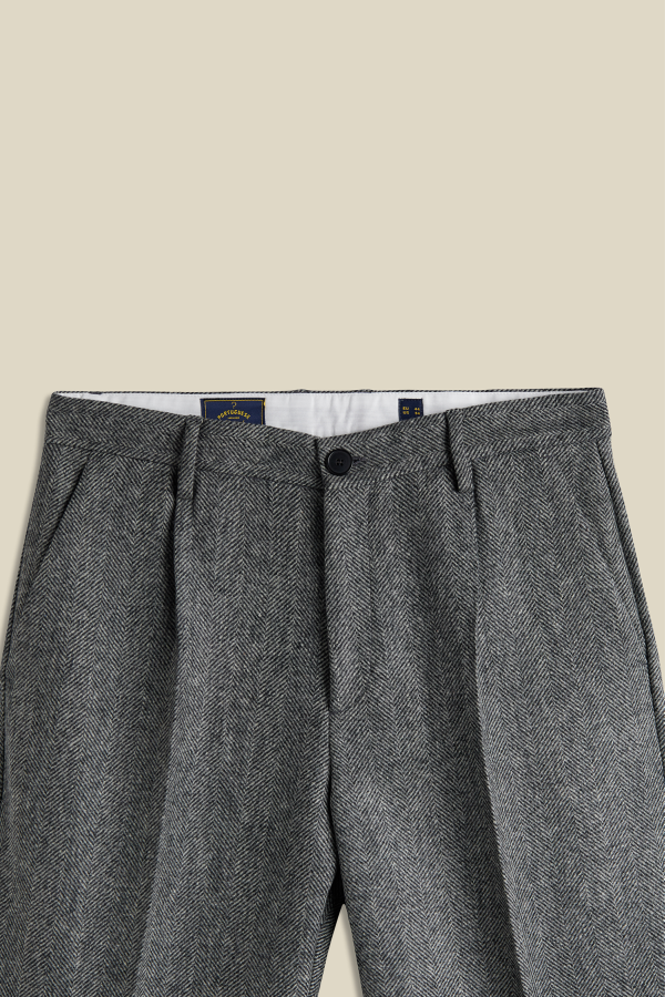 Portuguese Flannel Single Pleat Trouser