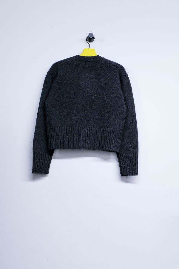 Taiga Takahashi Lot.506 Charcoal Wool & Cashmere DB Cardigan
