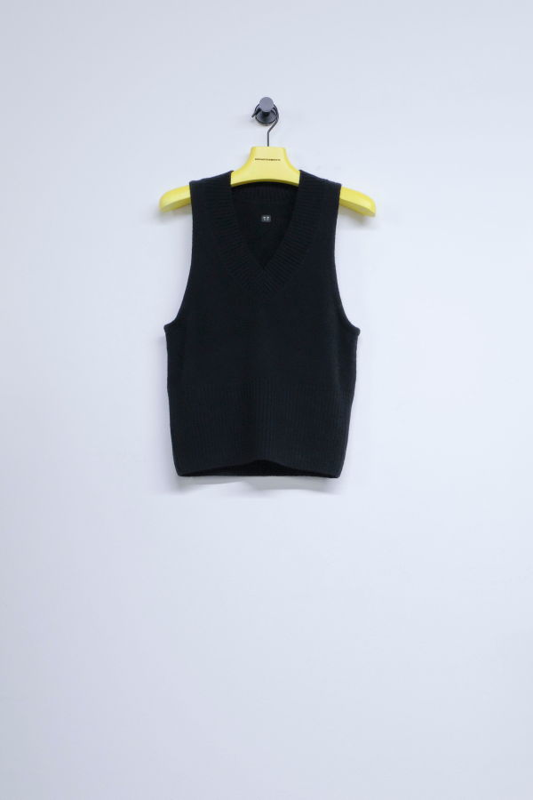 Taiga Takahashi Lot.520 Wool & Cashmere Varsity Letterman Vest