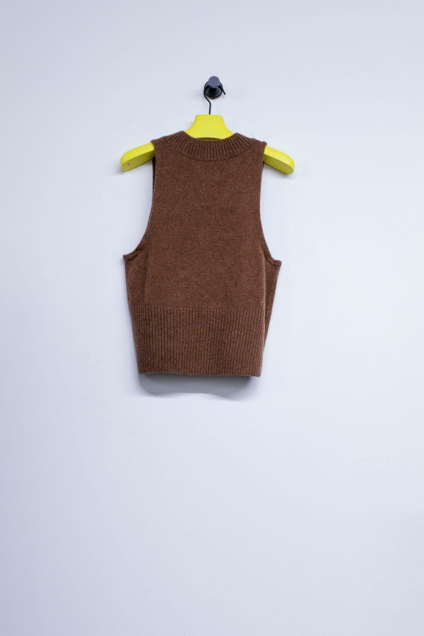 Taiga Takahashi Lot.520 Wool & Cashmere Varsity Letterman Vest